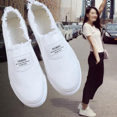 Giày lười nữ 2018 hàng Quảng Châu