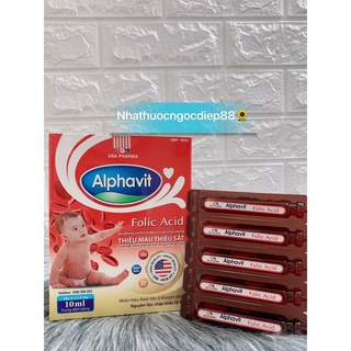 (CHÍNH HÃNG)Alphavit bổ sung sắt hộp 20 ống