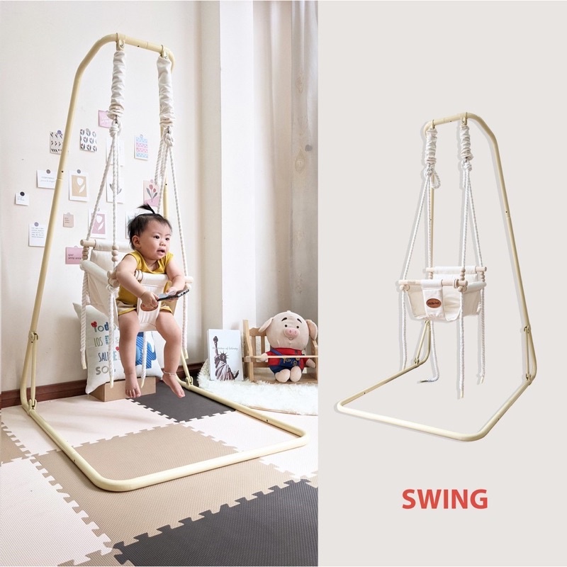 SWING and JUMPER - Combo 2 trong 1 Xích Đu và Nhún nhảy cho BÉ ( Mã GGK-L-CC-JS ) - Sản phẩm cao cấp GEGAKIDS VIỆT NAM