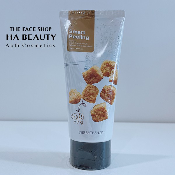 Tẩy tế bào chết da chết đường đen mật ong dưỡng da The Face Shop Smart Peeling Honey Black Sugar Scrub 120ml | BigBuy360 - bigbuy360.vn