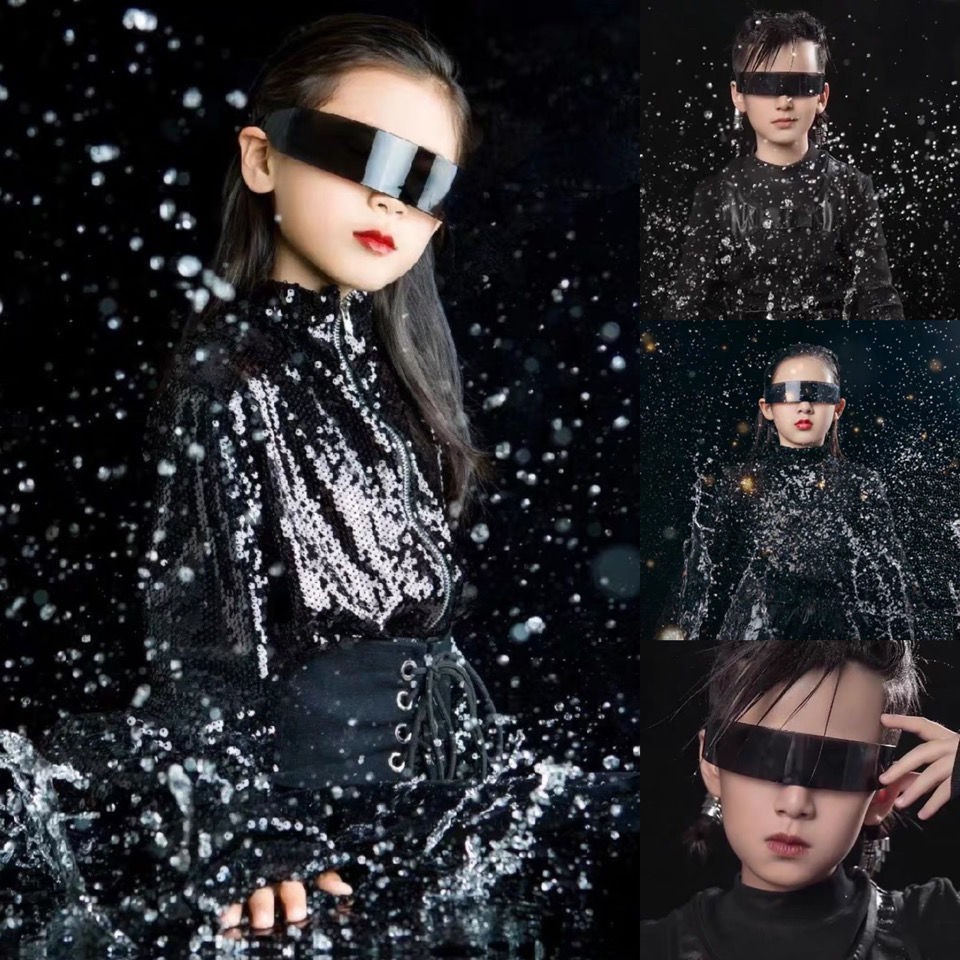 Thái Lan Người Bán Trẻ Em Phóng Đại Hình Mát Mắt Kính Trẻ Em Giai Đoạn Sàn Catwalk Đạo Cụ...