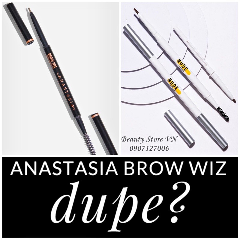 [FREESHIP] Chì Kẻ Mày Phẩy Sợi Dupe ABH Brow Wiz Siêu Mảnh 1.5mm [Tặng 1 Lõi]