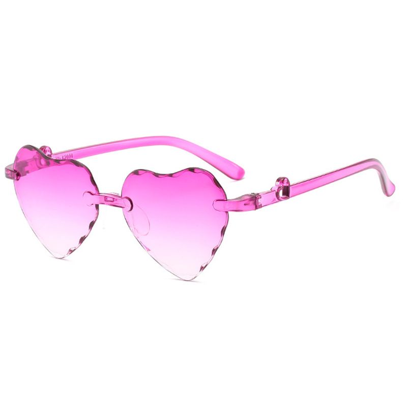 Kính Mát Phân Cực Chống Tia UV Hình Trái Tim Xinh Xắn Dành Cho Các Bé