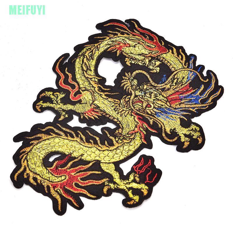 Sticker Ủi Thêu Hình Rồng Độc Đáo