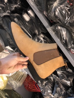 [TẶNG LÓT TĂNG CHIỀU CAO] Chelsea Boot Da Lộn Vàng Bò