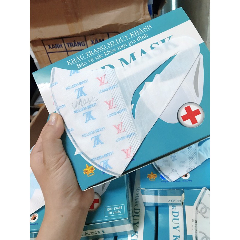 (Hàng chuẩn) Hộp 50c khẩu trang 3D | BigBuy360 - bigbuy360.vn