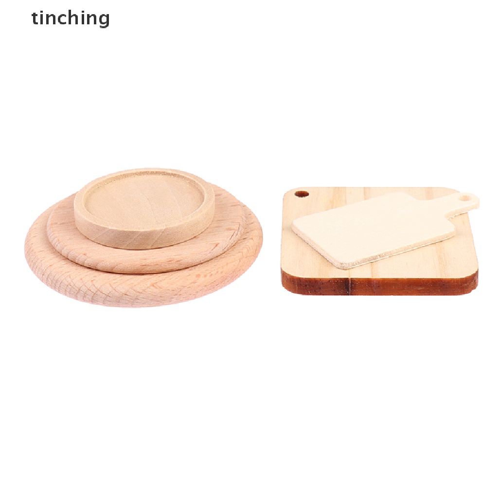 Bộ Đồ Chơi Nhà Búp Bê Gồm Khay Gỗ mini Và Khay Gỗ Mới