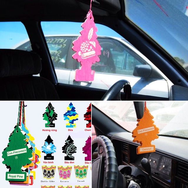 Combo 5 Cây thông thơm  để xe hơi hoặc treo tú quần áo