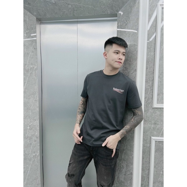 Áo thun - Balenciaga - BALENCIAGA WAVE LOGO PRINTED T-SHIRT