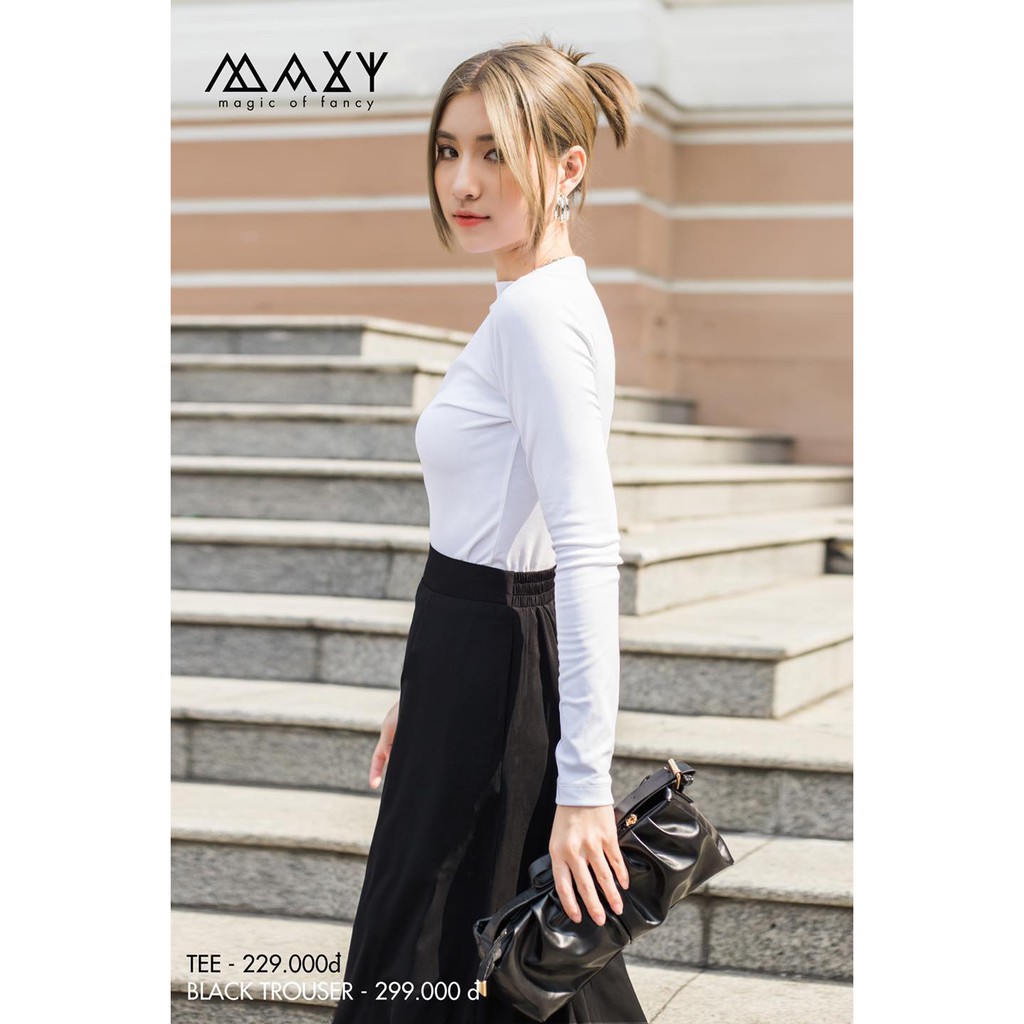 Quần nữ ống rộng giả váy trouser Maxy Workshop