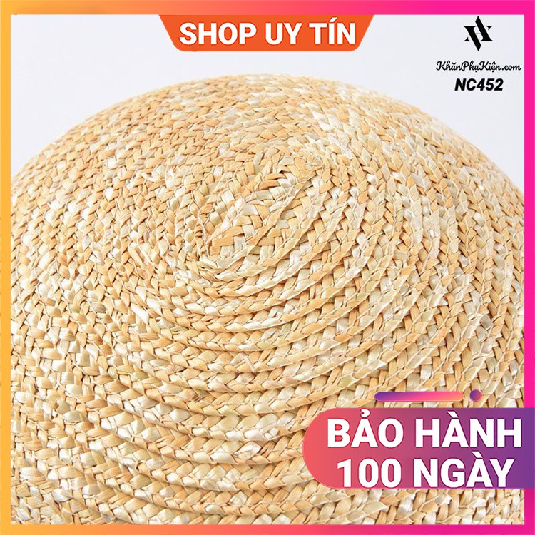 Mũ Đi Biển - Nón Cói Rộng Vành Vintage Cao Cấp Nữ Đẹp