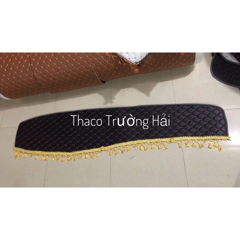 THẢM TAPLO THACO TRƯỜNG HẢI  chất liệu da 5D chống cái nắng mùa hè 40c giữ cho mặt taplo không bị bạc mầu