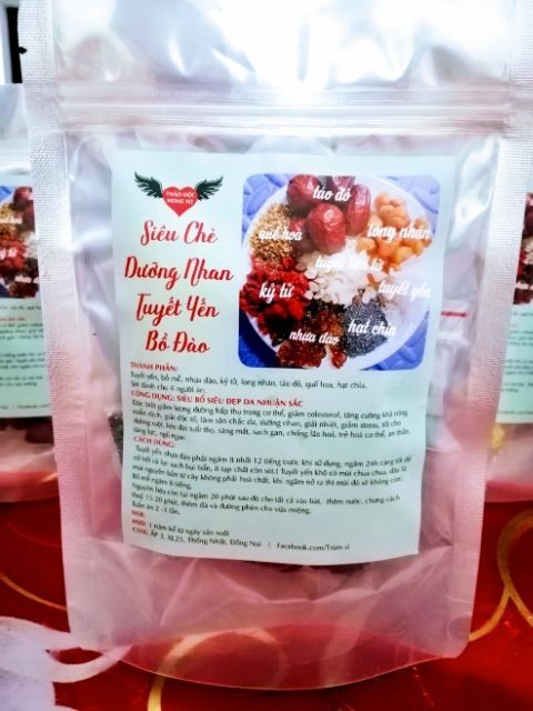 10 sét Siêu chè dưỡng nhan( 10vị/100g/4 người ăn)