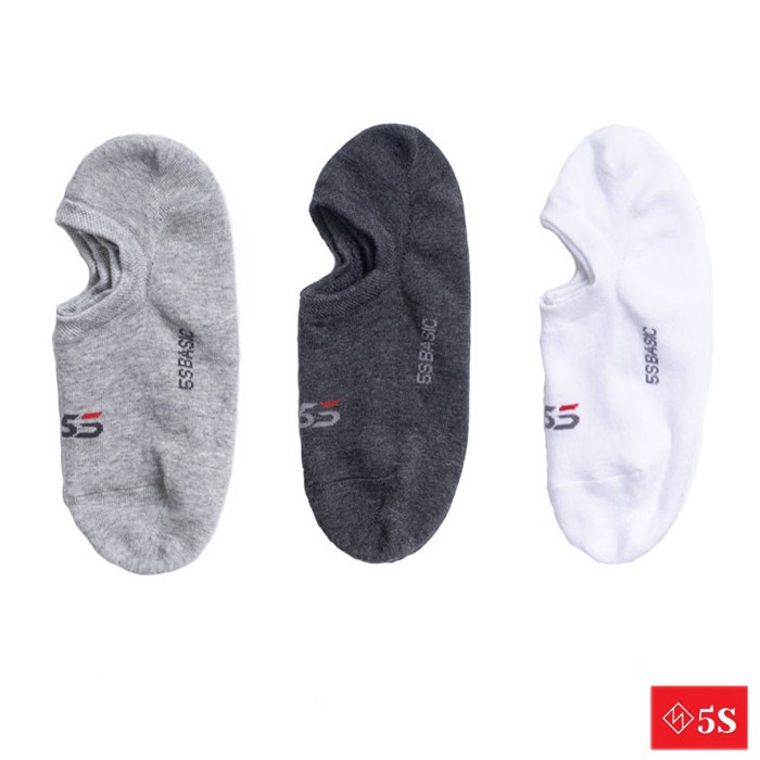 Tất Lười Nam 5S Kháng Khuẩn, Khử Mùi, Chống Hôi Chân, Chống Tụt Gót, Không Bai Nhão (5S.OFFICESOCK20-02)