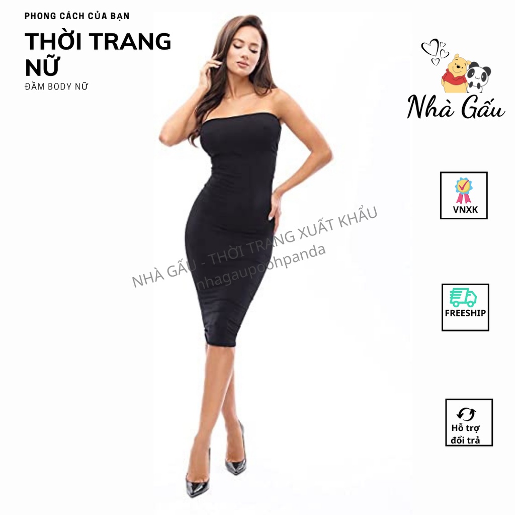 Đầm body đen nữ hàng đẹp F.2.1 F.o.r.e.v..e.r...