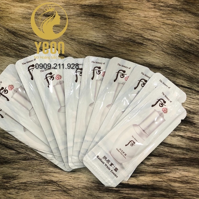 💥DATE MỚI NHẤT💥Combo 10 gói Tinh chất dưỡng trắng da Whoo Gongjinhyang Seol 1ml