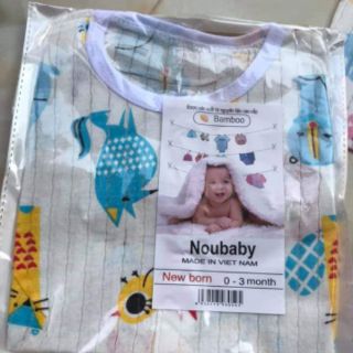 Bộ cotton giấy dài tay cho bé