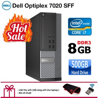 Mua Case máy tính để bàn Dell Optiplex 7020 SFF CPU intel core i7 4770  Ram 8GB  Ổ cứng HDD 500GB. Quà Tặng. Bảo hành 2 năm.