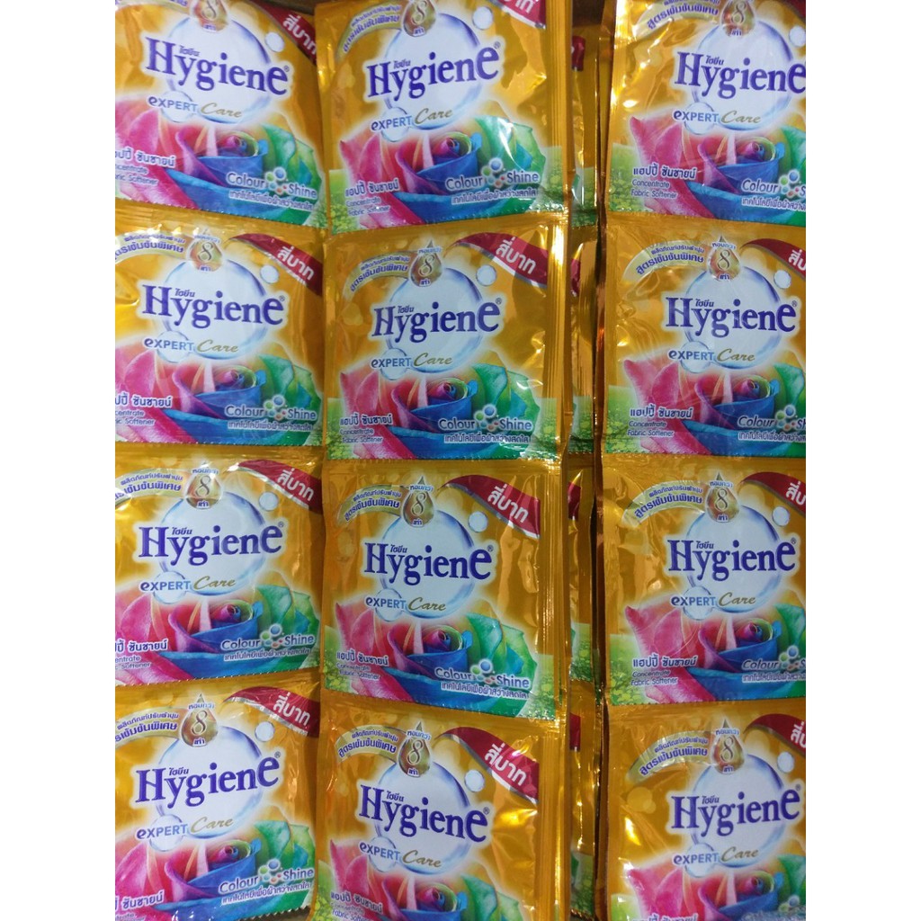 Xả Hygiene Thái Lan Nước xả vải siêu đậm đặc dây 12 gói