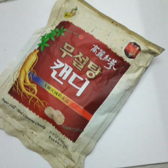 Kẹo sâm Hàn Quốc (không đường) Bich 500g