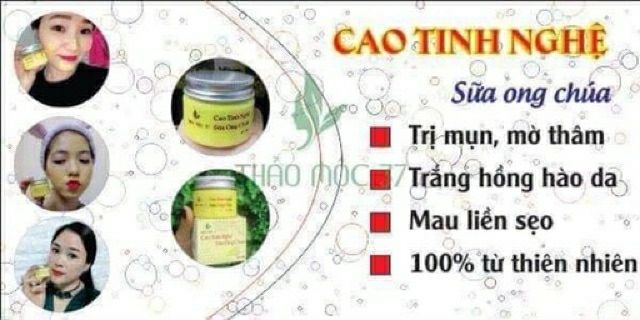 Hũ cao tinh nghệ sữa ong chúa của thảo mộc 37