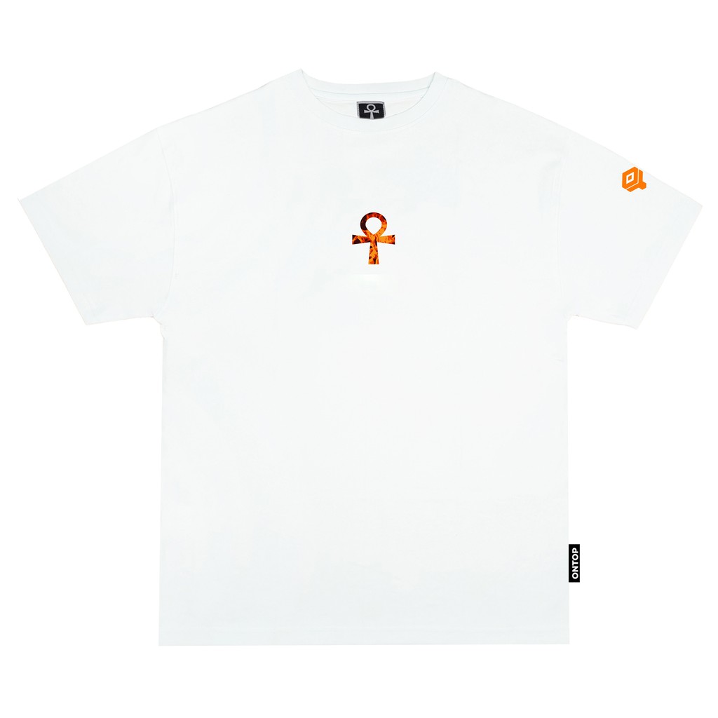 [Mã FASHIONGREEN94 giảm tới 30K đơn 99K] Áo thun unisex Immortal Fire màu trắng local brand ONTOP | BigBuy360 - bigbuy360.vn