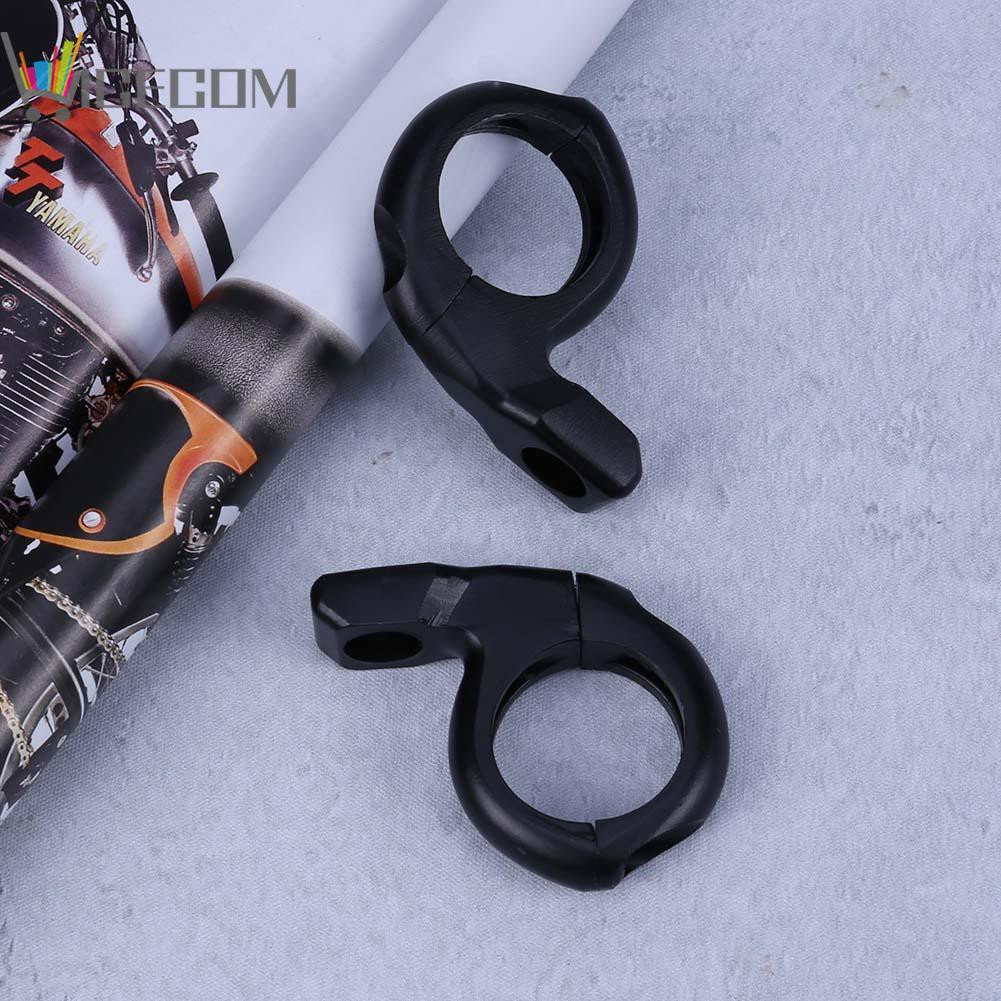 Set 2 Kẹp Chuyển Đổi Tín Hiệu Xi Nhan 10mm 8mm Gắn Tay Lái Xe Mô Tô