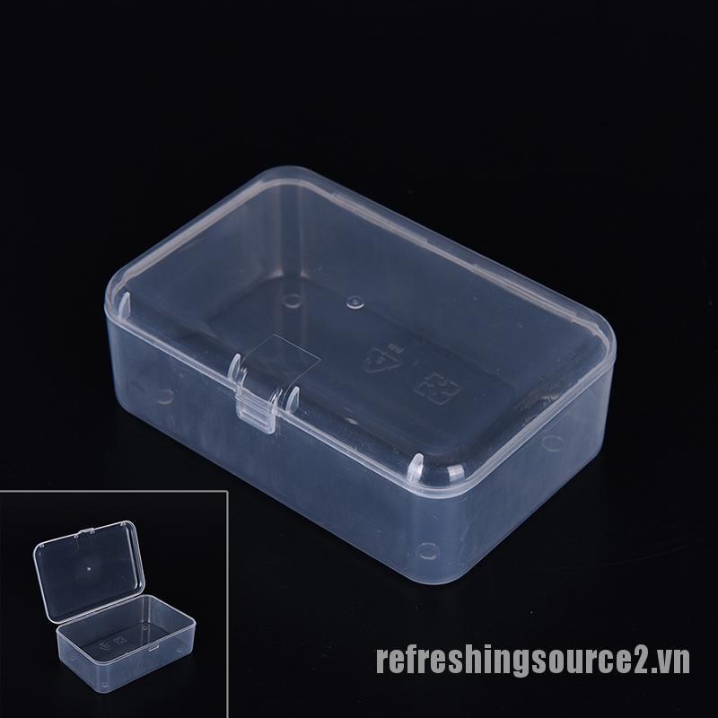 Hộp Nhựa Trong Suốt Hình Vuông Đựng Đồ Đa Năng ref2