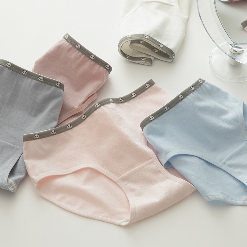 [Thanh Lý] Quần lót nữ Cotton mịn cạp in hình gấu dễ thương KIMCHIBIKINI chip cute mềm mại xinh đẹp QL072