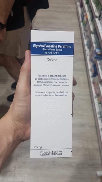 [CÓ SẴN] KEM DƯỠNG DA TRỊ NẺ, CHÀM GLYCEROL VASELINE PARAFFINE/ DEXERYL CREME 250G (MẪU MỚI 2019) date 07/2022