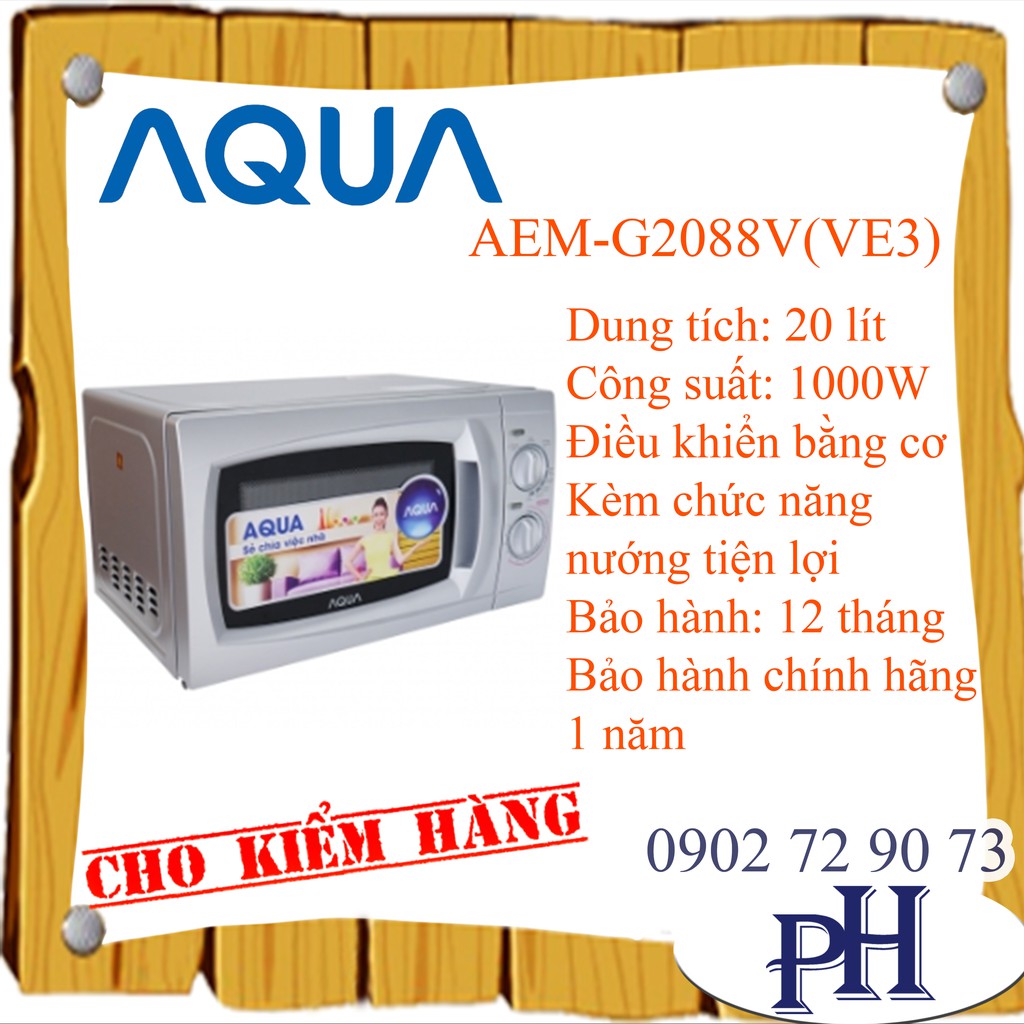 LÒ VI SÓNG AQUA AEM-G2088V(VE3)