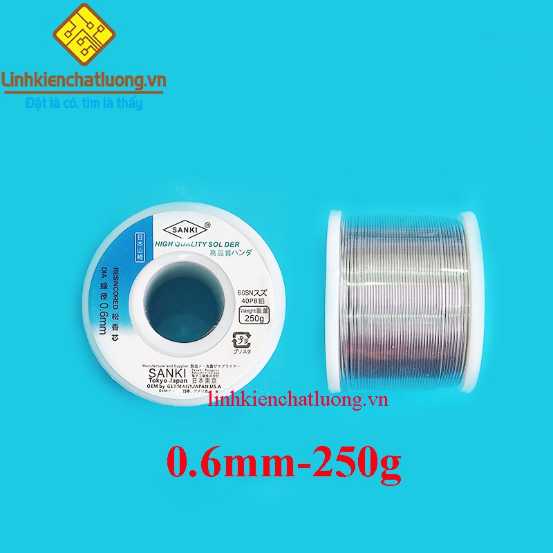 Thiếc hàn SANKI JAPAN 0.6mm 250G SN60