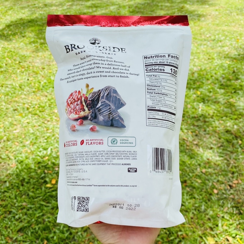 Socola Brookside lựu Mỹ 907g
