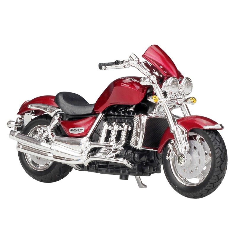 Mô Hình Xe Mô Tô Bburago Triumph Rocket Iii Bằng Hợp Kim Tỉ Lệ 1: 18