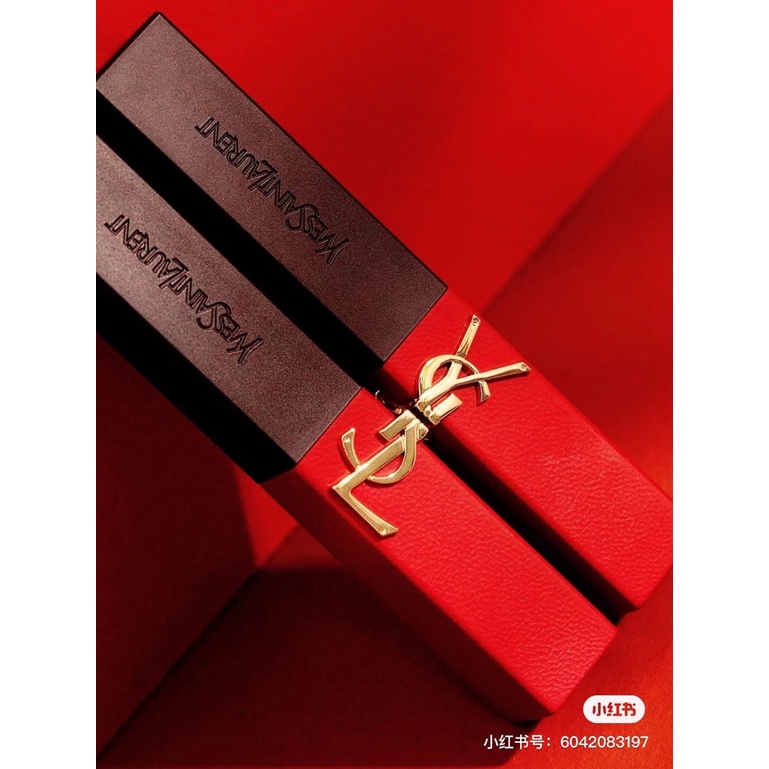 Bắt Đầu Ở Nhà Một Mình Kênh Đích Thực (Với Nhãn Dán Túi Xách Trung Quốc)Ysl Saint Laurent Bộ Sưu Tập Thỏi Son Môi Vàng Nhỏ Bằng Da Cao Cấp