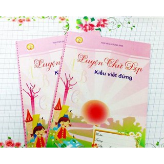 Vở luyện chữ đẹp kiểu đứng
