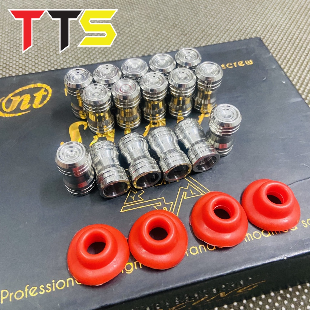 ( CAO SU ĐỎ ) Năp van vòi Salaya V2 kèm cao su chân vòi màu đỏ chống rỉ sét