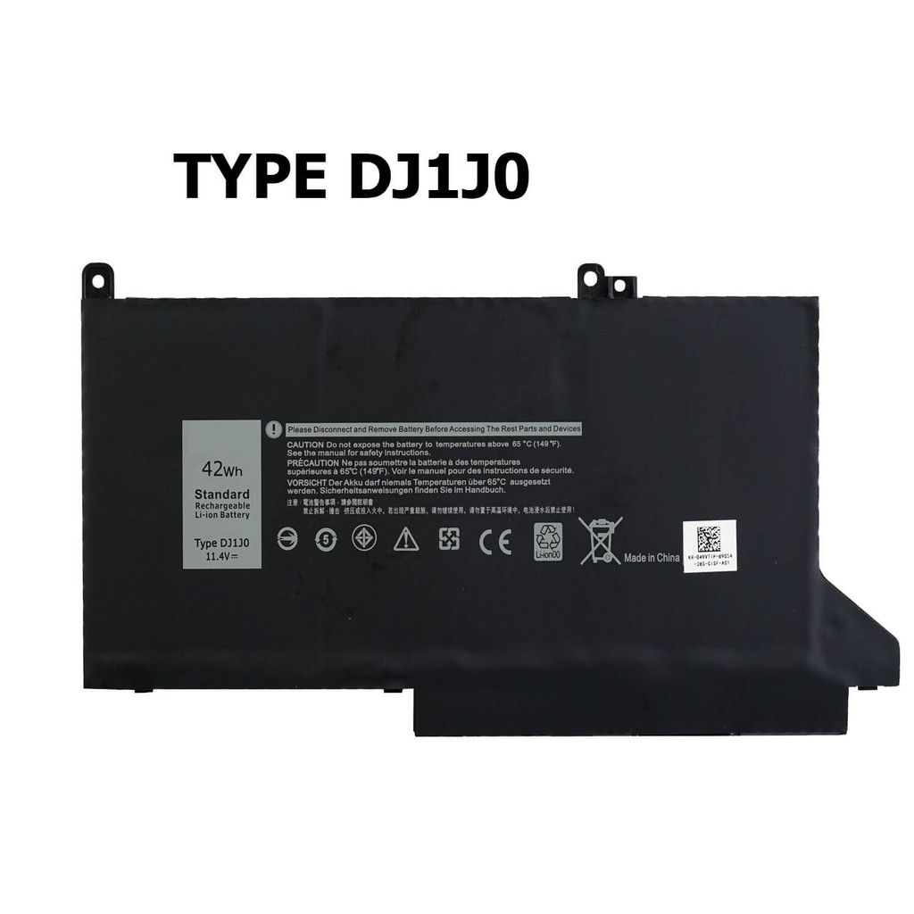 Pin Laptop Dell Latitude E7280 7380 7480 E7290 7390 7490 (Type F3YGT - 60WH, DJ1J0 - 42WH)