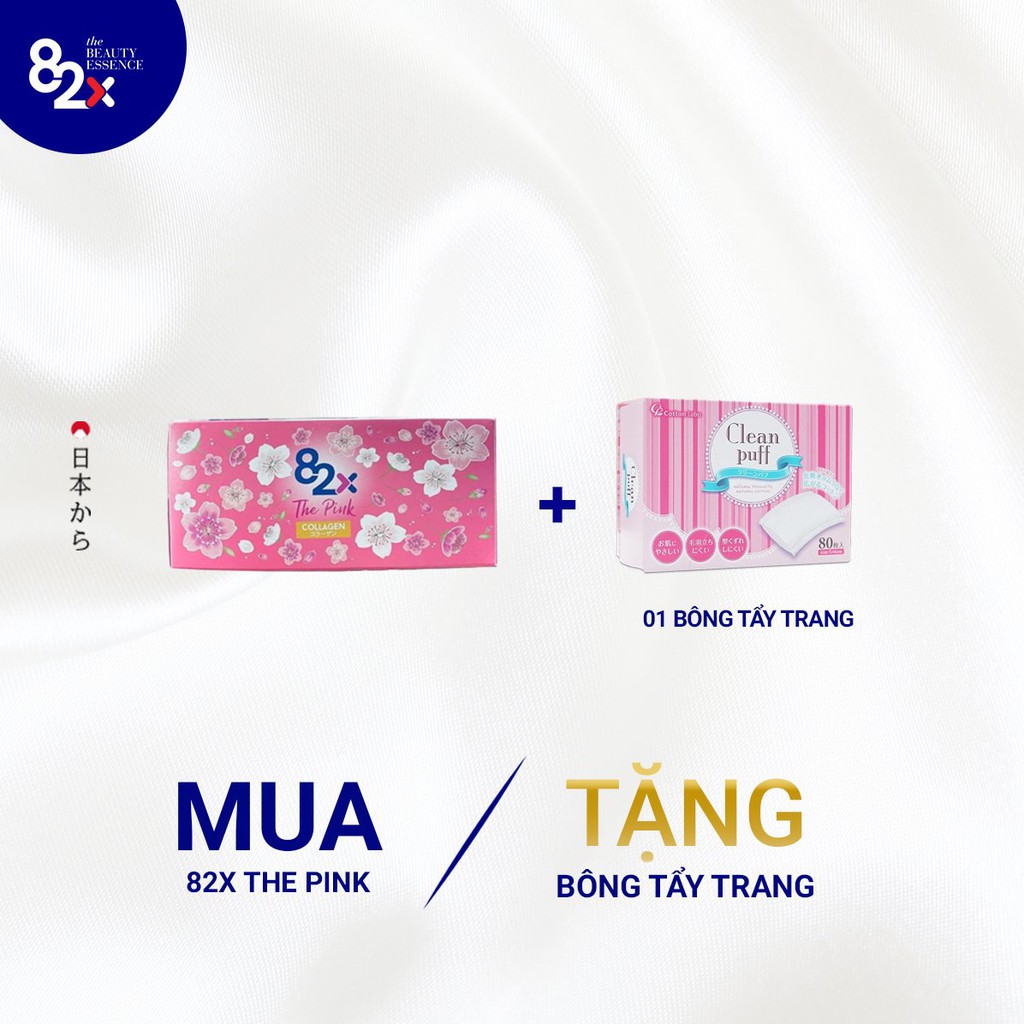 (LỐC 3 CHAI) 82X The Pink Collagen 1000mg Collagen,  100ml/chai, Nước Uống Đẹp Da Tràn Năng Lượng Đến Từ Nhật Bản | Thế Giới Skin Care