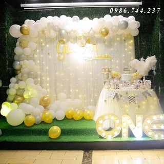 Vải Voan Thun Làm phông Sinh Nhật , Tiệc Cưới độc đáo