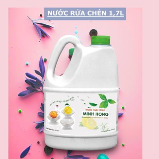 Nước rửa chén sinh học Minh Hồng 100% từ vỏ rau, củ, quả bình 1,7 lít