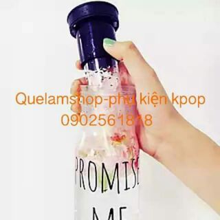 bình nước kpop promise me