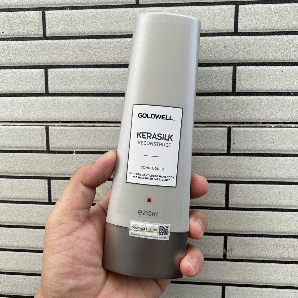 🇩🇪Goldwell🇩🇪Dầu gội xả siêu phục hồi Goldwell Kerasilk Reconstruct 250ml/200ml