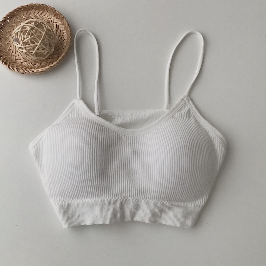 Áo Bra Nữ Xinh JEM CLOSET Chất Thun Gân Co Giãn Nhiều Màu Phối Đồ Mặc Đi Chơi Biển Siêu Sexy TELOS 10337