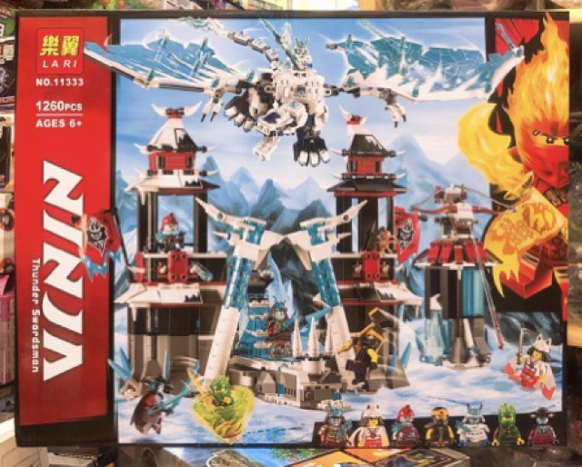 🔥🔥 Lắp Ráp Lari Bela 11333 Pháo Đài Của Hoàng Đế Băng Giá 🔥🔥 Ninjago 2019