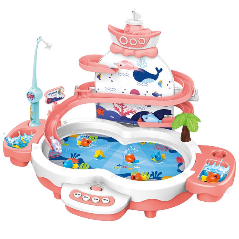 Bộ Đồ Chơi Câu Cá Có Nhạc, Kèm Chế Độ Cá Bay Bi House