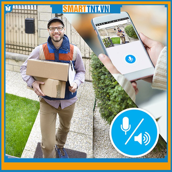 Camera IP wifi ngoài trời PTZ YOOSEE 2 râu fullHD 2.0 model P32C4N - soi đêm có màu mới