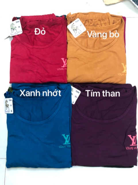 Đồ bộ thun cotton dẻo sát nách