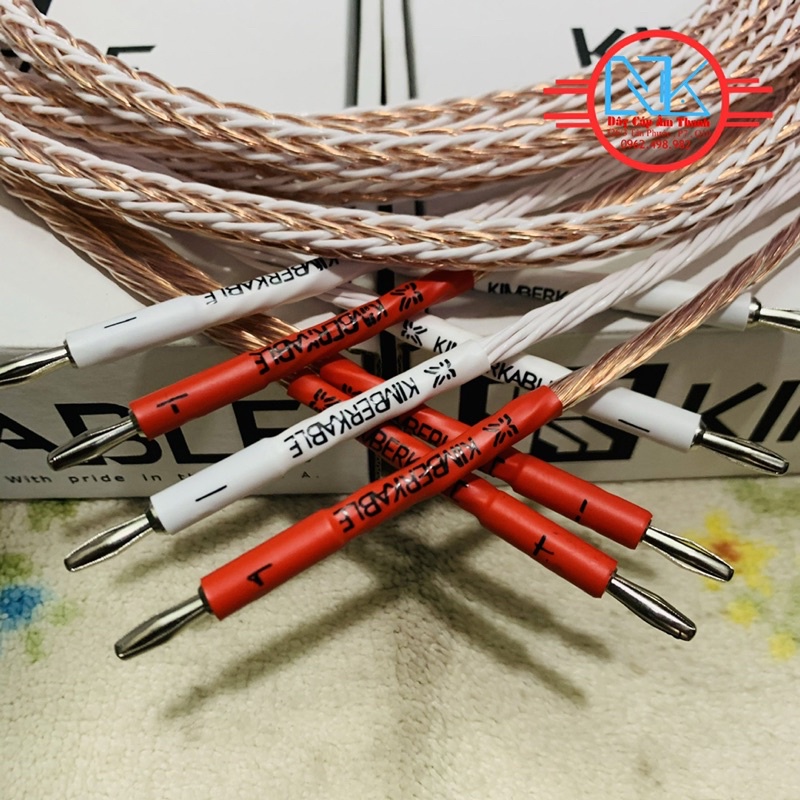Dây loa Kimber 8TC bãi Mỹ đầu bắp chuối