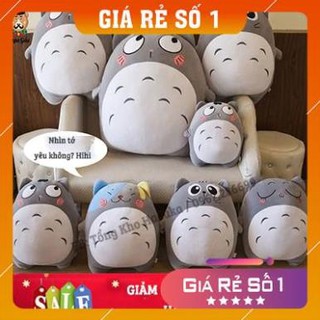 Gối ôm gấu bông Totoro thú nhồi bông kích thước 40 cm mbthu81